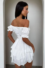 Ciera Playsuit - White