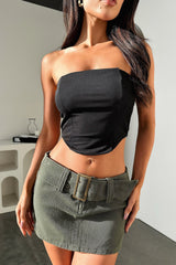 Rayna Crop - Black