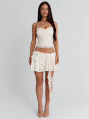 STACY MINI SKIRT IVORY