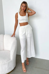 Inka Crop - White