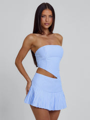 ELIJA MINI DRESS BLUE STRIPE