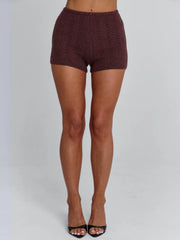 VELMA SHORTS CHOCOLATE