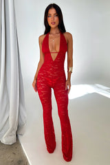 Nayla Jumpsuit - Red