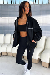 Series 3 Zip Up Hoodie - Black