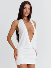 MARY MINI DRESS CREAM