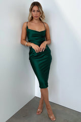 Esther Midi Dress - Emerald
