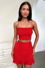 Lucas Crop - Red