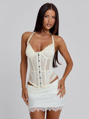 STELLIX CORSET TOP IVORY