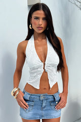 Izzy Denim Mini Skirt - Blue