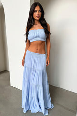 Selina Crop - Baby Blue