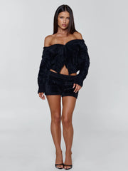 MOLI CARDIGAN BLACK