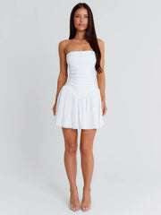 ZARIAH MINI DRESS WHITE
