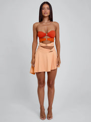 ARIELLA MINI DRESS ORANGE
