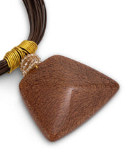 BRONWEN NECKLACE BROWN