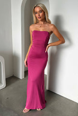 Lahara Maxi Dress - Burgundy