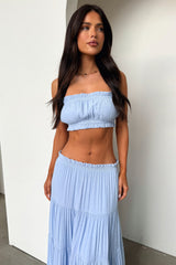 Selina Crop - Baby Blue