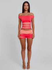 SHERRY SHORTS ORANGE