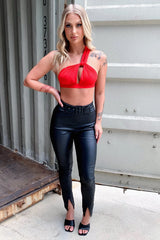 Jules Crop - Red