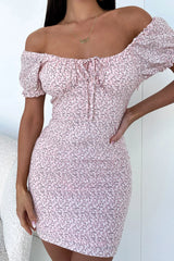 Alma Dress - Pink Floral