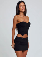 ELLIS MINI SKIRT BLACK