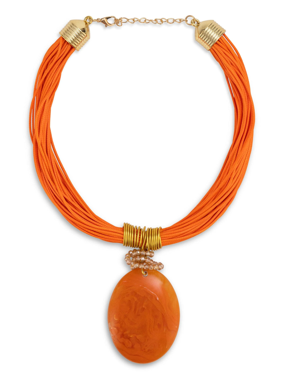 NYRA NECKLACE ORANGE
