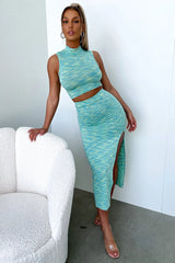 Reagan Midi Skirt - Green