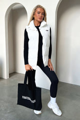 Sabre Puffer Vest - Cream