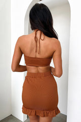 Zaya Crop - Brown
