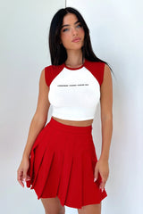Kareena Skirt - Red