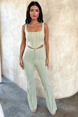 Token Corset Top - Sage