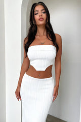 Xava Crop - White