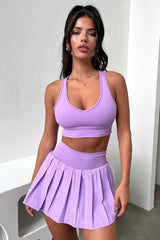 Alani Tennis Skort - Purple