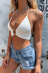 Kyson Crop - White