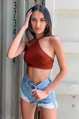 Ameena Crop - Brown