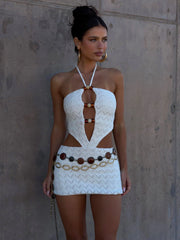 TIAN MINI DRESS CREAM