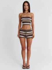 LANAA TOP NEUTRAL STRIPE