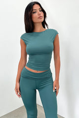 Lioness Uno Tie Top - Jungle Green