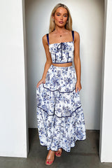 Joy Top - Blue Floral