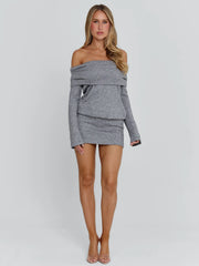 KYOLA MINI DRESS GREY